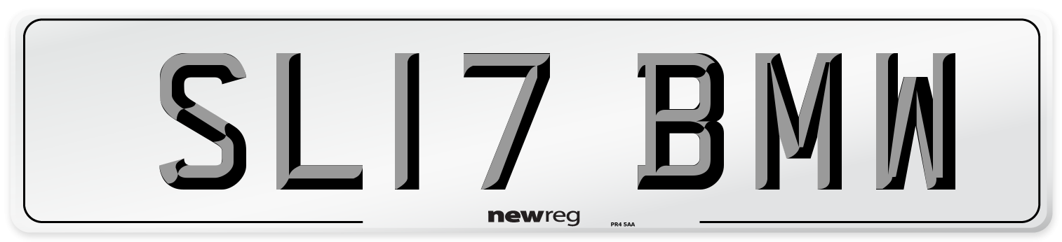 SL17 BMW Number Plate from New Reg